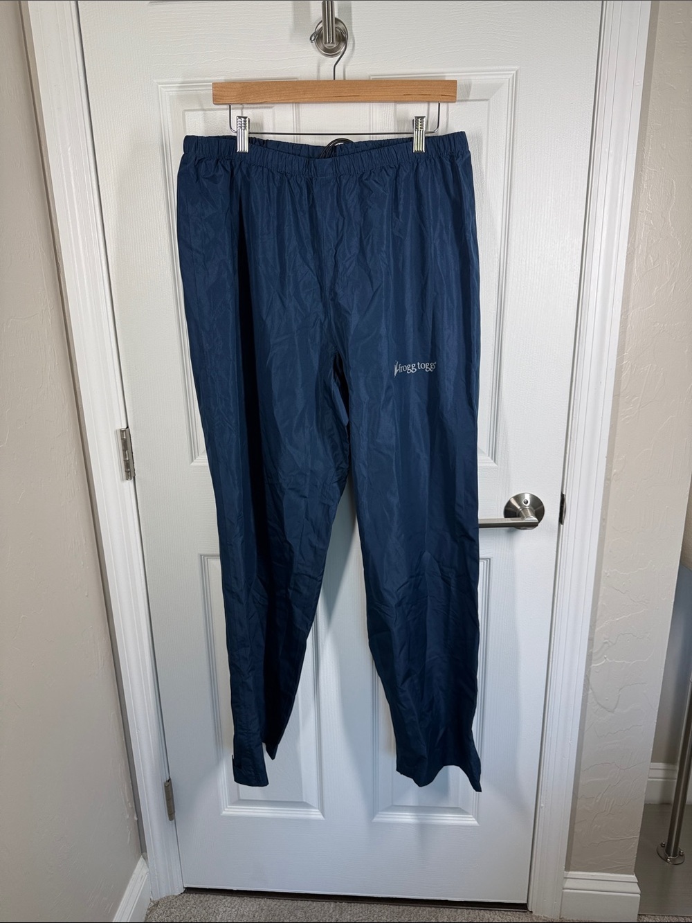 Frogg Toggs blue waterproof rain pants size XL/XXL